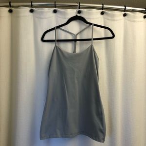 Lululemon Light Pale Blue Power Y Tank, Size 8